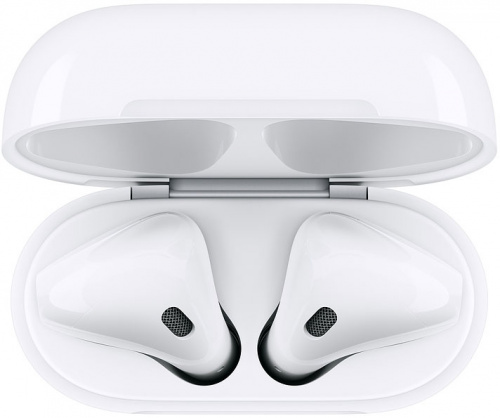 Беспроводные наушники Apple AirPods с зарядным футляром фото 3